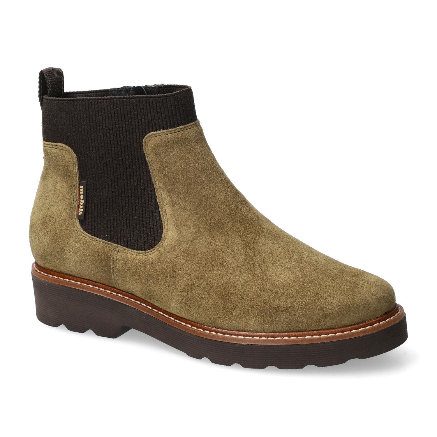 bottines femme modèle Oana vert lichen - Mephisto